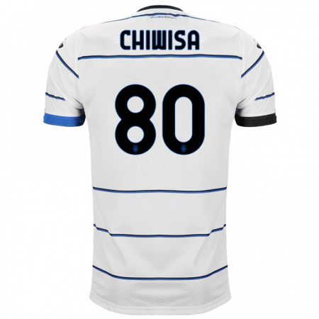 Kandiny Hombre Camiseta Mannah Chiwisa #80 Blanco 2ª Equipación 2023/24 La Camisa Chile