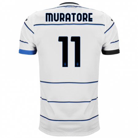 Kandiny Hombre Camiseta Simone Muratore #11 Blanco 2ª Equipación 2023/24 La Camisa Chile