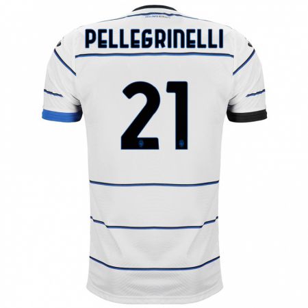 Kandiny Hombre Camiseta Giorgia Pellegrinelli #21 Blanco 2ª Equipación 2023/24 La Camisa Chile