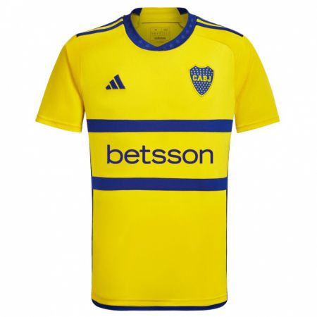Kandiny Hombre Camiseta Su Nombre #0 Amarillo 2ª Equipación 2023/24 La Camisa Chile