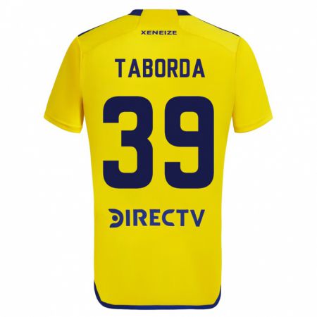 Kandiny Hombre Camiseta Vicente Taborda #39 Amarillo 2ª Equipación 2023/24 La Camisa Chile