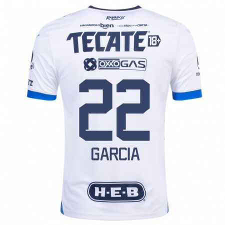 Kandiny Hombre Camiseta Diana Garcia #22 Blanco 2ª Equipación 2023/24 La Camisa Chile