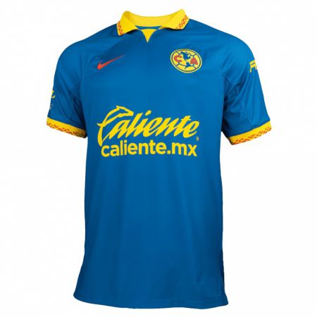 Kandiny Hombre Camiseta Henry Martín #21 Azul 2ª Equipación 2023/24 La Camisa Chile