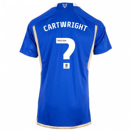 Kandiny Mujer Camiseta Henry Cartwright #0 Azul Real 1ª Equipación 2023/24 La Camisa Chile