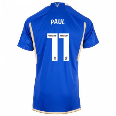 Kandiny Mujer Camiseta Lachante Paul #11 Azul Real 1ª Equipación 2023/24 La Camisa Chile