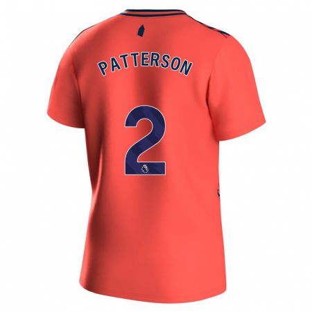 Kandiny Mujer Camiseta Nathan Patterson #2 Coralino 2ª Equipación 2023/24 La Camisa Chile