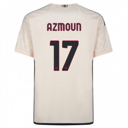 Kandiny Mujer Camiseta Sardar Azmoun #17 Blanquecino 2ª Equipación 2023/24 La Camisa Chile