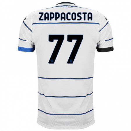 Kandiny Mujer Camiseta Davide Zappacosta #77 Blanco 2ª Equipación 2023/24 La Camisa Chile