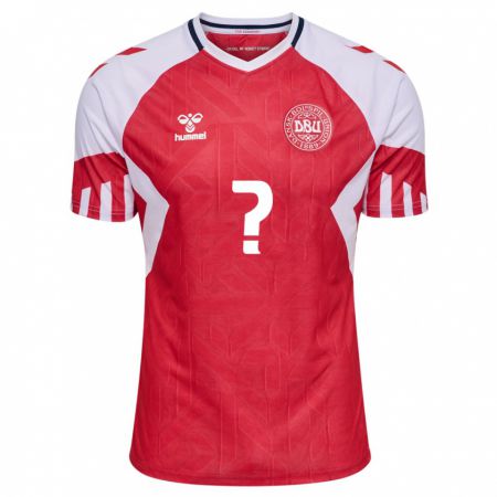 Kandiny Niño Camiseta Dinamarca Adam Daghim #0 Rojo 1ª Equipación 24-26 La Camisa Chile