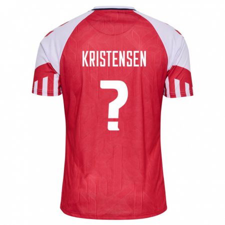 Kandiny Niño Camiseta Dinamarca Mikkel Kristensen #0 Rojo 1ª Equipación 24-26 La Camisa Chile