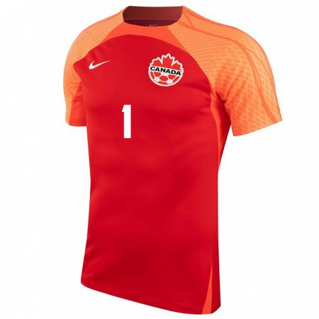 Kandiny Niño Camiseta Canadá Anna Karpenko #1 Naranja 1ª Equipación 24-26 La Camisa Chile