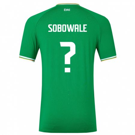 Kandiny Niño Camiseta Irlanda Timi Sobowale #0 Verde 1ª Equipación 24-26 La Camisa Chile
