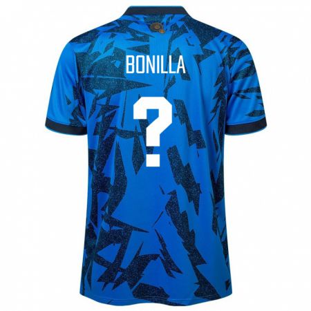 Kandiny Niño Camiseta El Salvador Nelson Bonilla #0 Azul 1ª Equipación 24-26 La Camisa Chile