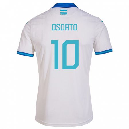 Kandiny Niño Camiseta Honduras Roberto Osorto #10 Blanco 1ª Equipación 24-26 La Camisa Chile