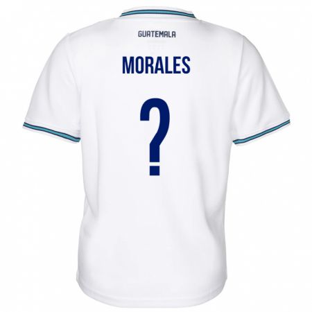 Kandiny Niño Camiseta Guatemala Karla Morales #0 Blanco 1ª Equipación 24-26 La Camisa Chile
