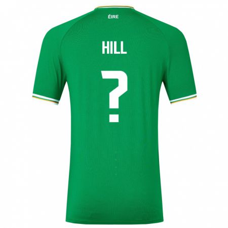 Kandiny Hombre Camiseta Irlanda Tom Hill #0 Verde 1ª Equipación 24-26 La Camisa Chile