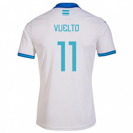 Kandiny Hombre Camiseta Honduras Darixon Vuelto #11 Blanco 1ª Equipación 24-26 La Camisa Chile
