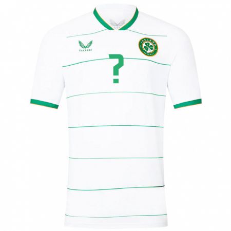 Kandiny Hombre Camiseta Irlanda Jake Griffin #0 Blanco 2ª Equipación 24-26 La Camisa Chile