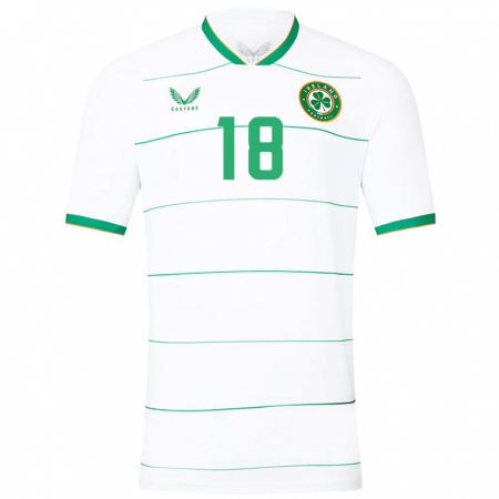 Kandiny Hombre Camiseta Irlanda Armstrong Oko-Flex #18 Blanco 2ª Equipación 24-26 La Camisa Chile