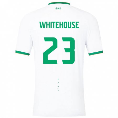 Kandiny Hombre Camiseta Irlanda Sophie Whitehouse #23 Blanco 2ª Equipación 24-26 La Camisa Chile