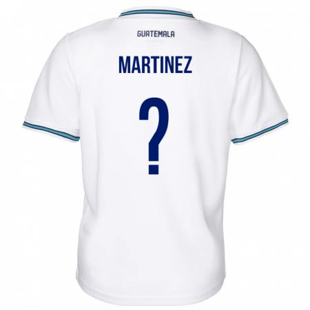 Kandiny Mujer Camiseta Guatemala José Carlos Martinez #0 Blanco 1ª Equipación 24-26 La Camisa Chile
