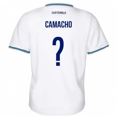 Kandiny Mujer Camiseta Guatemala Samuel Camacho #0 Blanco 1ª Equipación 24-26 La Camisa Chile