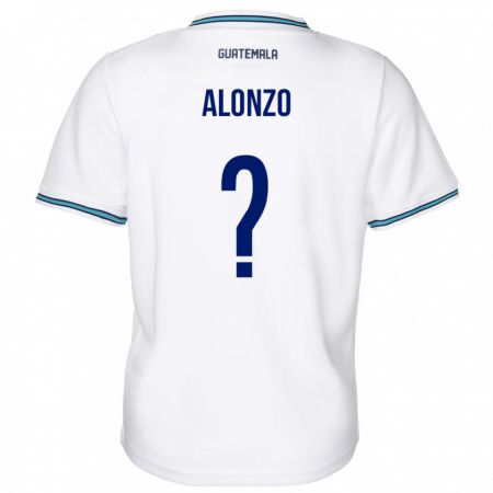 Kandiny Mujer Camiseta Guatemala Anya Alonzo #0 Blanco 1ª Equipación 24-26 La Camisa Chile