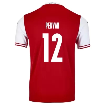 Mujer Selección De Fútbol De Austria Camiseta Pavao Pervan #12 1ª Equipación Rojo 2021 Chile