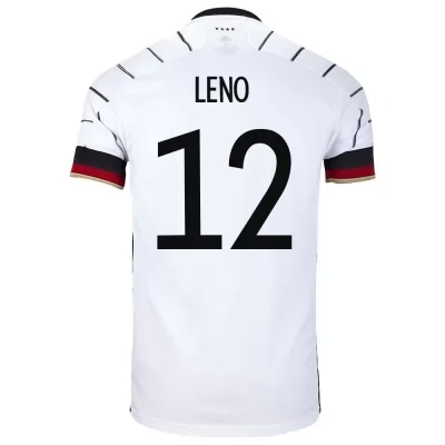 Hombre Selección de fútbol de Alemania Camiseta Bernd Leno #12 1ª Equipación Blanco 2021 Chile