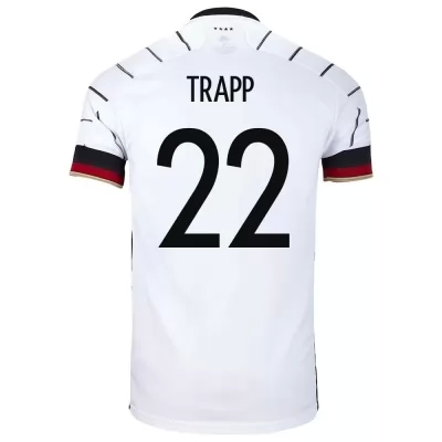Mujer Selección de fútbol de Alemania Camiseta Kevin Trapp #22 1ª Equipación Blanco 2021 Chile