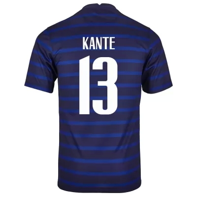 Mujer Selección de fútbol de Francia Camiseta N'Golo Kante #13 1ª Equipación Azul oscuro 2021 Chile