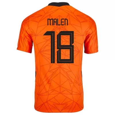 Niño Selección de fútbol de los Países Bajos Camiseta Donyell Malen #18 1ª Equipación naranja 2021 Chile