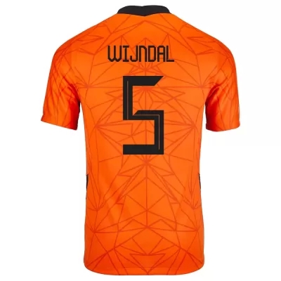 Mujer Selección de fútbol de los Países Bajos Camiseta Owen Wijndal #5 1ª Equipación naranja 2021 Chile