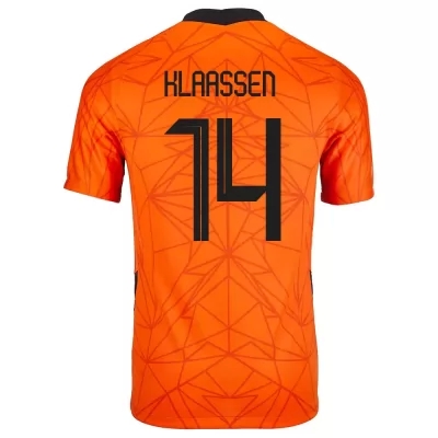 Mujer Selección de fútbol de los Países Bajos Camiseta Davy Klaassen #14 1ª Equipación naranja 2021 Chile