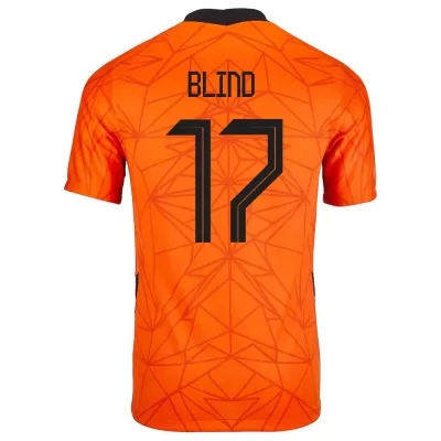 Mujer Selección de fútbol de los Países Bajos Camiseta Daley Blind #17 1ª Equipación naranja 2021 Chile