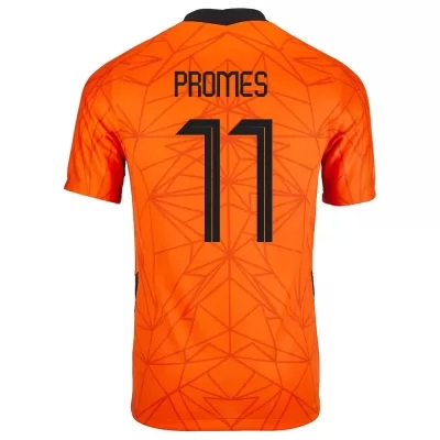 Mujer Selección de fútbol de los Países Bajos Camiseta Quincy Promes #11 1ª Equipación naranja 2021 Chile