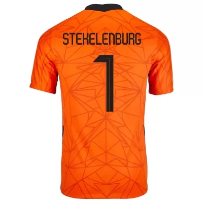 Mujer Selección de fútbol de los Países Bajos Camiseta Maarten Stekelenburg #1 1ª Equipación naranja 2021 Chile