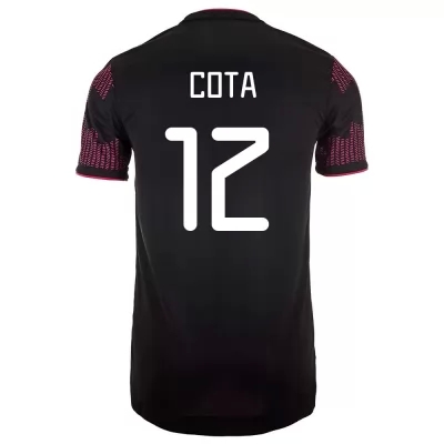 Mujer Selección de fútbol de México Camiseta Rodolfo Cota #12 1ª Equipación Rosa roja 2021 Chile