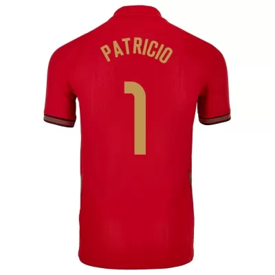 Mujer Selección de fútbol de Portugal Camiseta Rui Patricio #1 1ª Equipación Rojo 2021 Chile