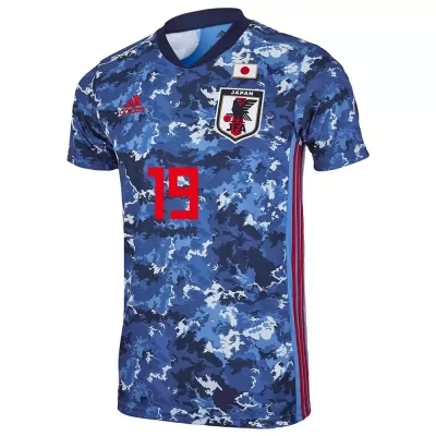 Niño Selección De Fútbol De Japón Camiseta Hiroki Sakai #19 1ª Equipación Azul Oscuro 2021 Chile