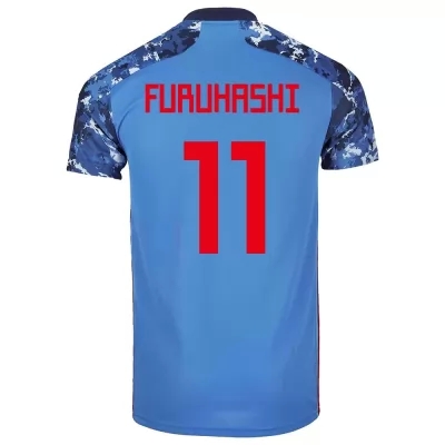 Mujer Selección De Fútbol De Japón Camiseta Kyogo Furuhashi #11 1ª Equipación Azul Oscuro 2021 Chile