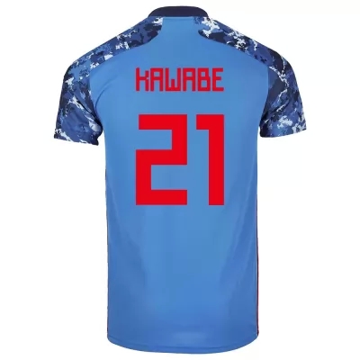 Mujer Selección De Fútbol De Japón Camiseta Hayao Kawabe #21 1ª Equipación Azul Oscuro 2021 Chile