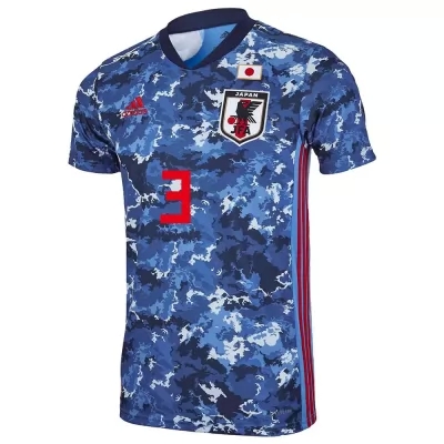 Mujer Selección De Fútbol De Japón Camiseta Sei Muroya #3 1ª Equipación Azul Oscuro 2021 Chile