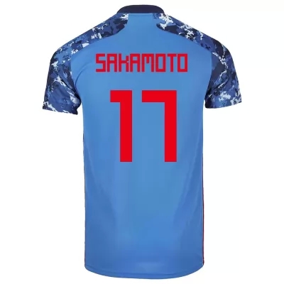 Mujer Selección De Fútbol De Japón Camiseta Tatsuhiro Sakamoto #17 1ª Equipación Azul Oscuro 2021 Chile