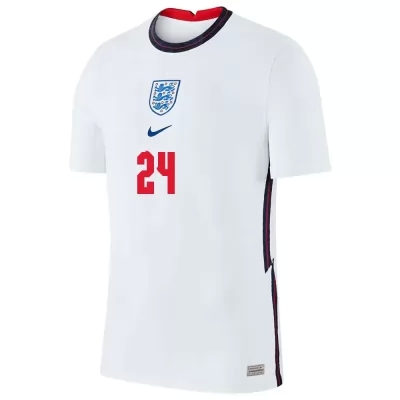 Mujer Selección de fútbol de Inglaterra Camiseta Reece James #24 1ª Equipación Blanco 2021 Chile