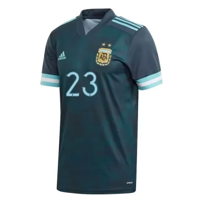 Mujer Selección de fútbol de Argentina Camiseta Emiliano Martinez #23 2ª Equipación Azul oscuro 2021 Chile