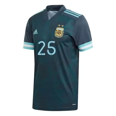 Mujer Selección de fútbol de Argentina Camiseta Lisandro Martinez #25 2ª Equipación Azul oscuro 2021 Chile