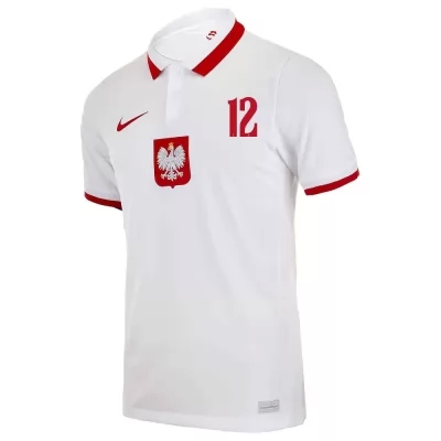 Mujer Selección de fútbol de Polonia Camiseta Lukasz Skorupski #12 2ª Equipación Blanco 2021 Chile
