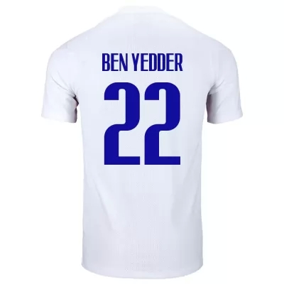 Mujer Selección de fútbol de Francia Camiseta Wissam Ben Yedder #22 2ª Equipación Blanco 2021 Chile