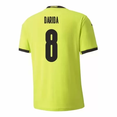 Mujer Selección de fútbol de la República Checa Camiseta Vladimir Darida #8 2ª Equipación Verde claro 2021 Chile